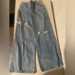 Garage extra wide leg jeans